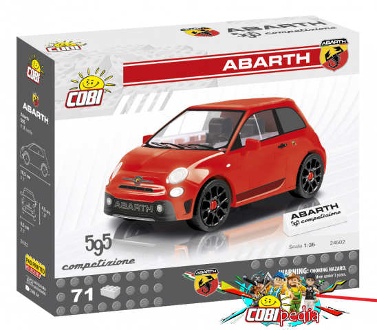 Cobi 24502 S1 Abarth 595 Competizione