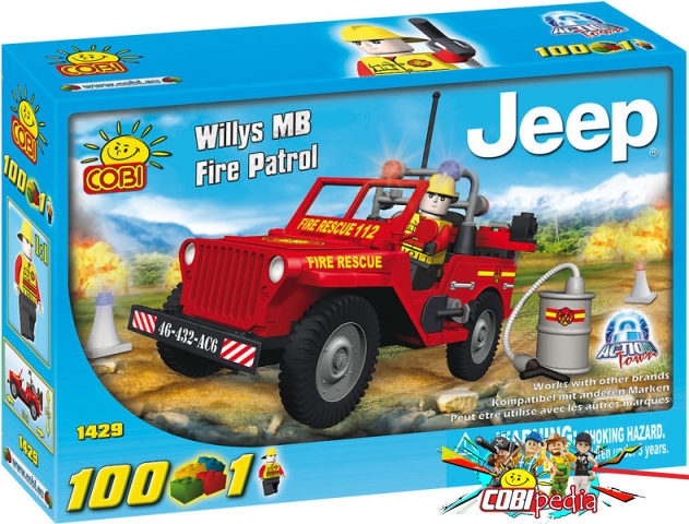 Cobi 1429 Willys MB Fire Patrol