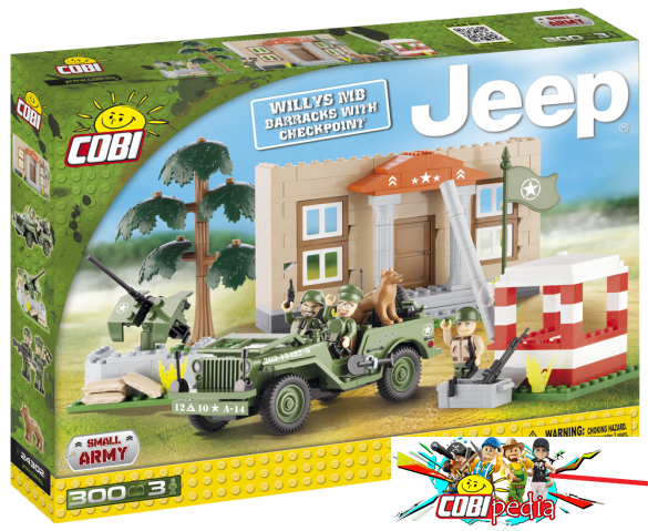 Cobi 24302 Willys MB Barracks with CheckPoint