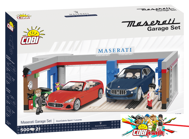 Cobi 24568 Maserati Garage Set 