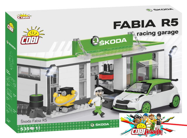 Cobi 24580 Škoda Fabia R5 Racing Garage