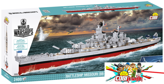 Cobi 3084 Battleship Missouri (BB-63)