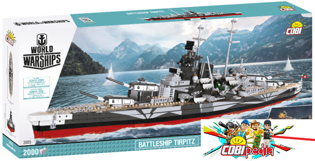 Cobi 3085 Battleship Tirpitz