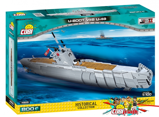 Cobi 4805 (S2) U-Boot Typ VII B U-48