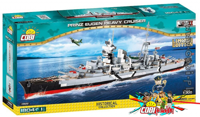 Cobi 4822 Prinz Eugen Heavy Cruiser Limited Edition