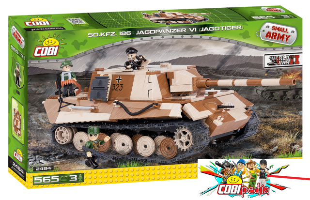 Cobi 2484 Sd.Kfz.186 Jagdpanzer VI (Jagdtiger)
