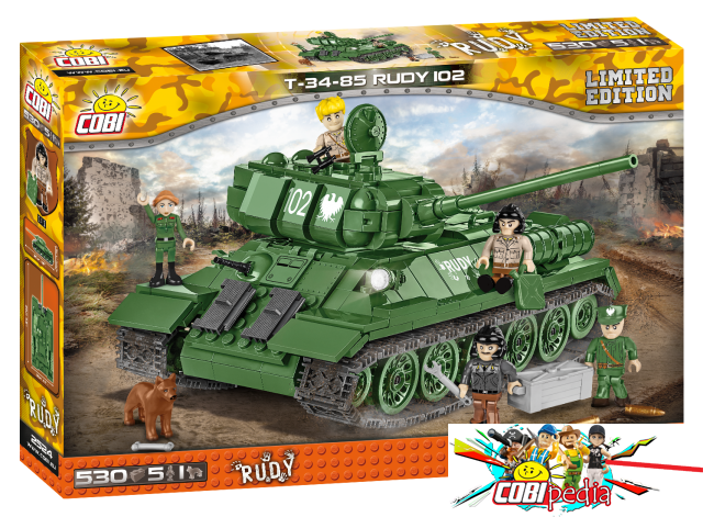 Cobi 2524 T-34-85 Rudy 102 Limited Eition