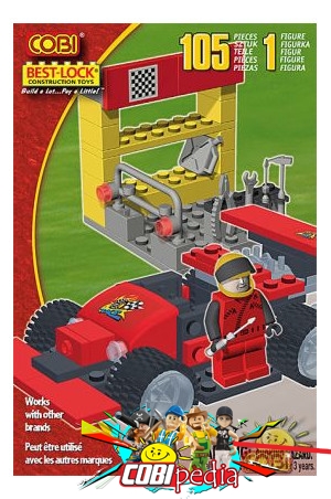 Best-Lock 02320735 - Red racing car