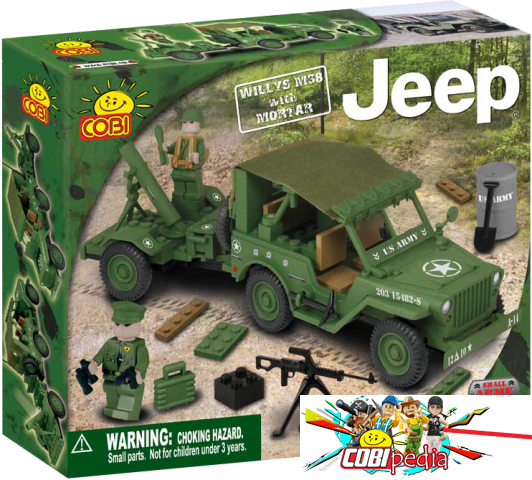 Cobi 24180 Willy`s M38 with Mortar