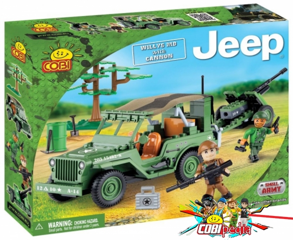 Cobi 24191 Willys MB with Cannon