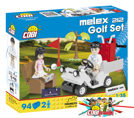 Cobi 24554 S1 Melex 212 Golf Set