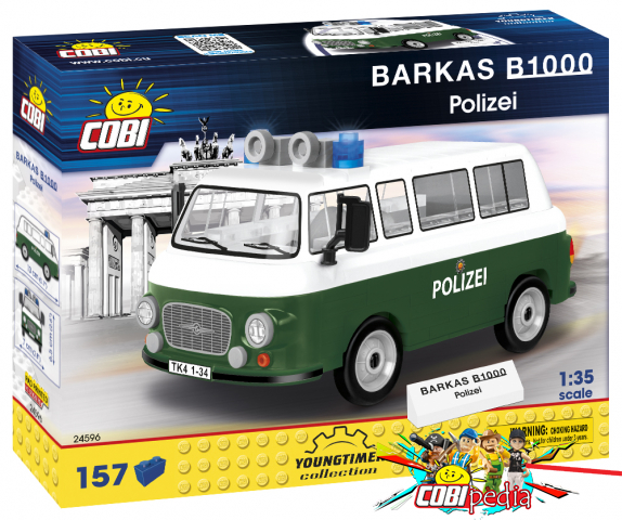 Cobi 24596 S2 Barkas B1000 Polizei (2021)